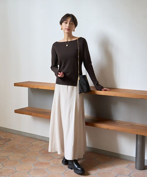 Rouge vif la cle / ルージュ・ヴィフ ラクレ ニット・セーター | 【セットアップ対応】フレアドルマンニットプルオーバー | 詳細20