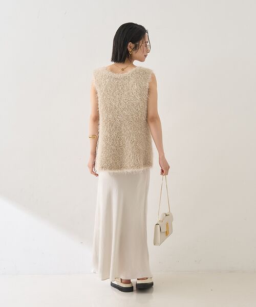 Rouge vif la cle / ルージュ・ヴィフ ラクレ ニット・セーター | コンビフェザーニットベスト | 詳細21