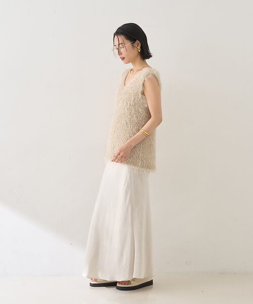 Rouge vif la cle / ルージュ・ヴィフ ラクレ ニット・セーター | コンビフェザーニットベスト | 詳細22