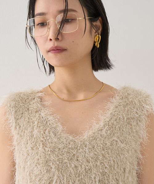 Rouge vif la cle / ルージュ・ヴィフ ラクレ ニット・セーター | コンビフェザーニットベスト | 詳細26