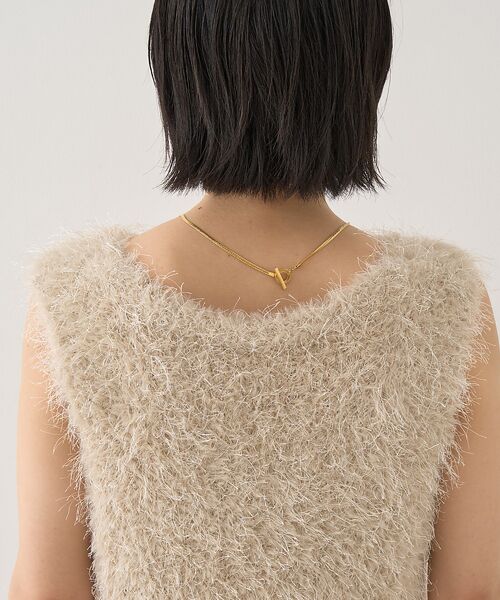 Rouge vif la cle / ルージュ・ヴィフ ラクレ ニット・セーター | コンビフェザーニットベスト | 詳細27