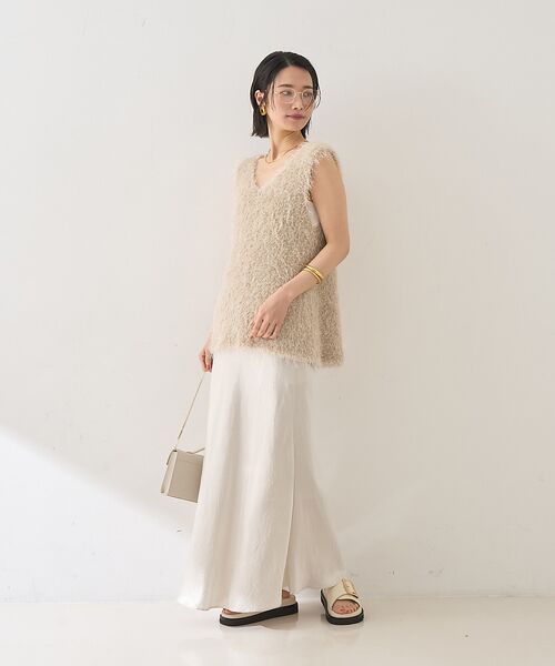 Rouge vif la cle / ルージュ・ヴィフ ラクレ ニット・セーター | コンビフェザーニットベスト | 詳細20