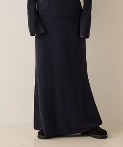 Rouge vif la cle / ルージュ・ヴィフ ラクレ ロング・マキシ丈スカート | 【セットアップ対応】セミフレアニットスカート