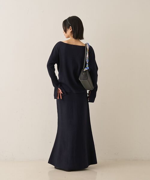 Rouge vif la cle / ルージュ・ヴィフ ラクレ ロング・マキシ丈スカート | 【セットアップ対応】セミフレアニットスカート | 詳細10