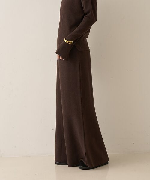 Rouge vif la cle / ルージュ・ヴィフ ラクレ ロング・マキシ丈スカート | 【セットアップ対応】セミフレアニットスカート | 詳細14