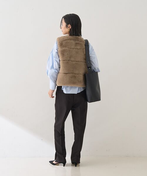 Rouge vif la cle / ルージュ・ヴィフ ラクレ パンツ | 【セットアップ対応】【3サイズ展開】ストレッチダブルクロステーパードパンツ | 詳細13