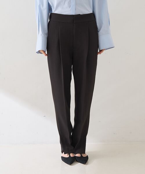 Rouge vif la cle / ルージュ・ヴィフ ラクレ パンツ | 【セットアップ対応】【3サイズ展開】ストレッチダブルクロステーパードパンツ | 詳細16