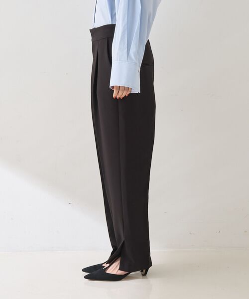 Rouge vif la cle / ルージュ・ヴィフ ラクレ パンツ | 【セットアップ対応】【3サイズ展開】ストレッチダブルクロステーパードパンツ | 詳細17