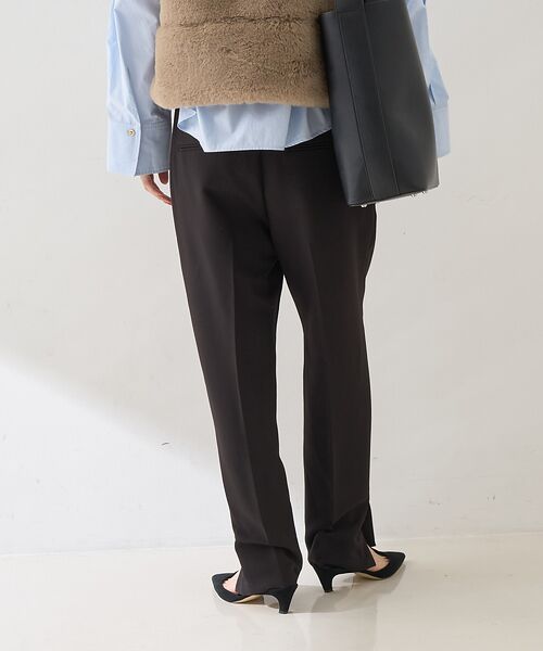 Rouge vif la cle / ルージュ・ヴィフ ラクレ パンツ | 【セットアップ対応】【3サイズ展開】ストレッチダブルクロステーパードパンツ | 詳細6