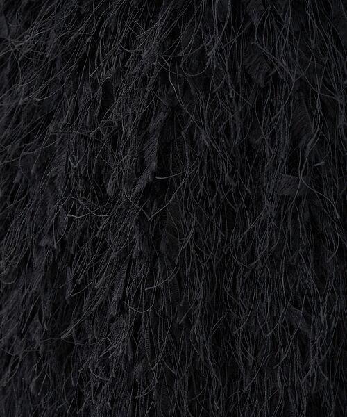 Rouge vif la cle / ルージュ・ヴィフ ラクレ ロング・マキシ丈スカート | フリンジフェザーサイドスリットスカート | 詳細28