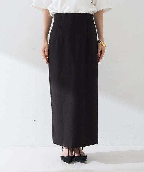 Rouge vif la cle / ルージュ・ヴィフ ラクレ ロング・マキシ丈スカート | 【セットアップ対応】【3サイズ展開】ストレッチダブルクロスタイトスリットスカート | 詳細24