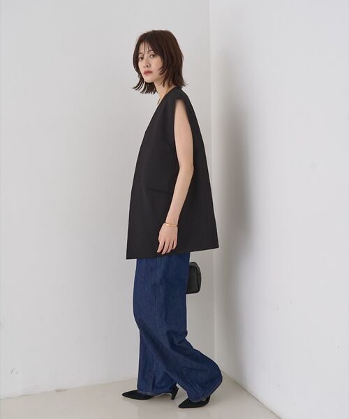 Rouge vif la cle / ルージュ・ヴィフ ラクレ ベスト | 【セットアップ対応】ストレッチダブルクロスジレ | 詳細21