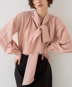 Rouge vif la cle / ルージュ・ヴィフ ラクレ シャツ・ブラウス | 【一部店舗限定】袖ボリュームボウタイブラウス