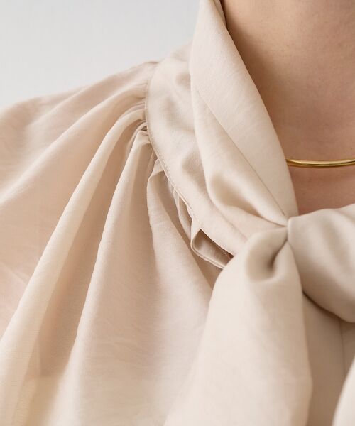 Rouge vif la cle / ルージュ・ヴィフ ラクレ シャツ・ブラウス | 【一部店舗限定】袖ボリュームボウタイブラウス | 詳細7
