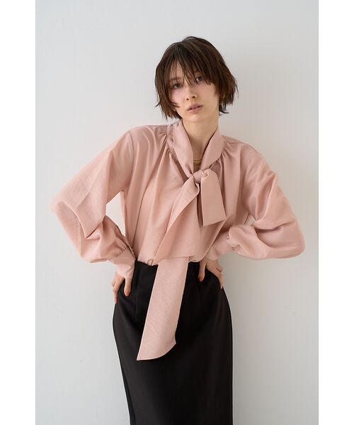 Rouge vif la cle / ルージュ・ヴィフ ラクレ シャツ・ブラウス | 【一部店舗限定】袖ボリュームボウタイブラウス | 詳細8