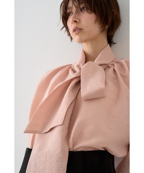 Rouge vif la cle / ルージュ・ヴィフ ラクレ シャツ・ブラウス | 【一部店舗限定】袖ボリュームボウタイブラウス | 詳細12
