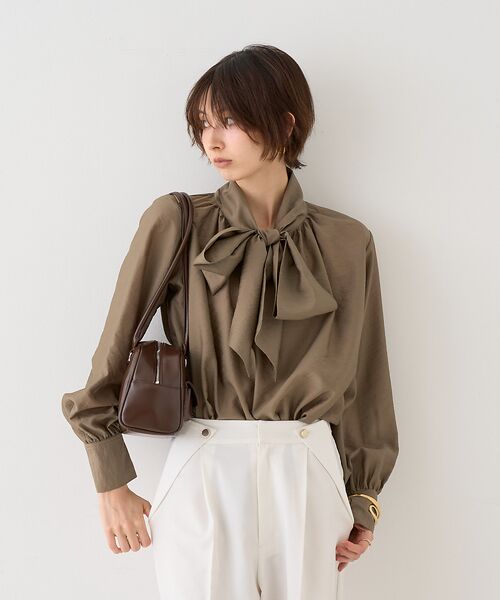 Rouge vif la cle / ルージュ・ヴィフ ラクレ シャツ・ブラウス | 【一部店舗限定】袖ボリュームボウタイブラウス | 詳細17