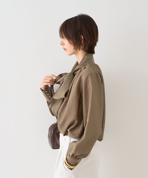 Rouge vif la cle / ルージュ・ヴィフ ラクレ シャツ・ブラウス | 【一部店舗限定】袖ボリュームボウタイブラウス | 詳細18