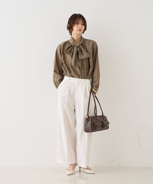 Rouge vif la cle / ルージュ・ヴィフ ラクレ シャツ・ブラウス | 【一部店舗限定】袖ボリュームボウタイブラウス | 詳細19