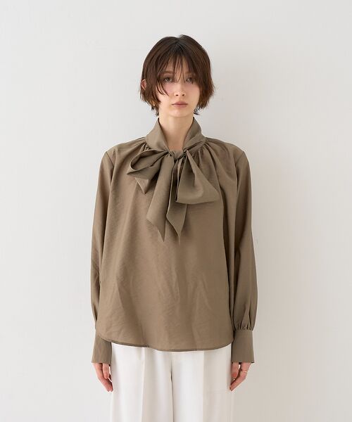 Rouge vif la cle / ルージュ・ヴィフ ラクレ シャツ・ブラウス | 【一部店舗限定】袖ボリュームボウタイブラウス | 詳細21