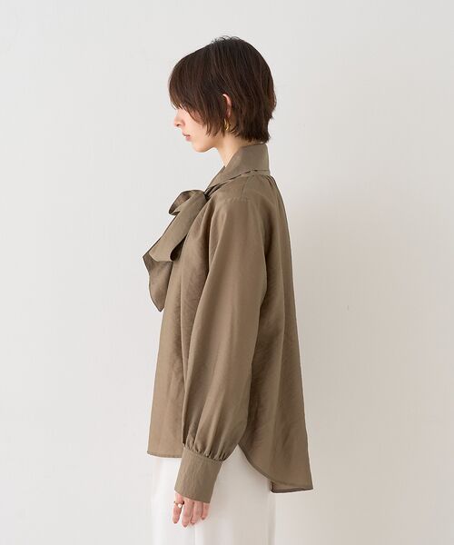 Rouge vif la cle / ルージュ・ヴィフ ラクレ シャツ・ブラウス | 【一部店舗限定】袖ボリュームボウタイブラウス | 詳細22