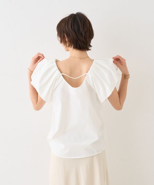 Rouge vif la cle / ルージュ・ヴィフ ラクレ シャツ・ブラウス | 【一部店舗限定】Vネックボリュームスリーブブラウス | 詳細3