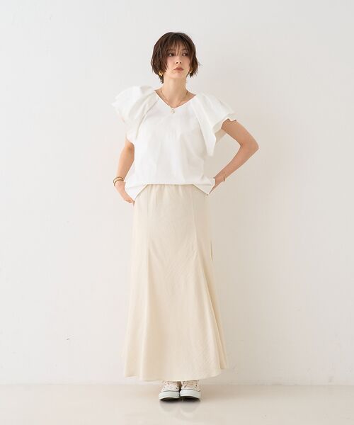 Rouge vif la cle / ルージュ・ヴィフ ラクレ シャツ・ブラウス | 【一部店舗限定】Vネックボリュームスリーブブラウス | 詳細6