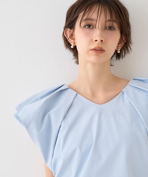 Rouge vif la cle / ルージュ・ヴィフ ラクレ シャツ・ブラウス | 【一部店舗限定】Vネックボリュームスリーブブラウス | 詳細18