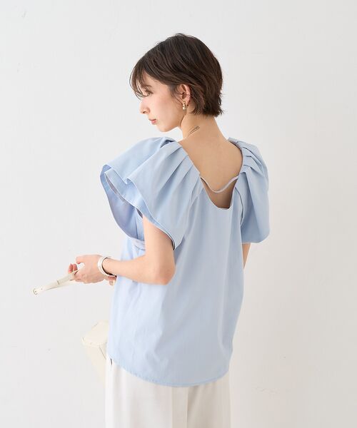 Rouge vif la cle / ルージュ・ヴィフ ラクレ シャツ・ブラウス | 【一部店舗限定】Vネックボリュームスリーブブラウス | 詳細11