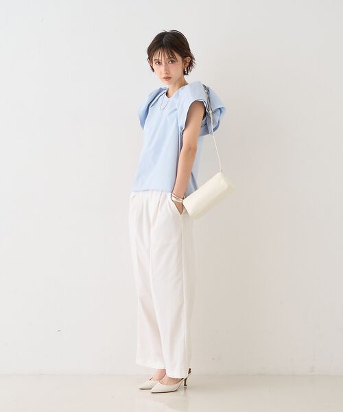 Rouge vif la cle / ルージュ・ヴィフ ラクレ シャツ・ブラウス | 【一部店舗限定】Vネックボリュームスリーブブラウス | 詳細13