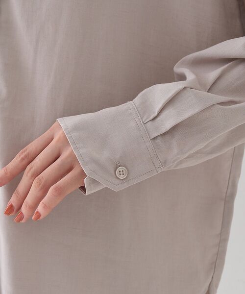 Rouge vif la cle / ルージュ・ヴィフ ラクレ シャツ・ブラウス | 【新色追加】麻混バックスリットシャツ | 詳細11
