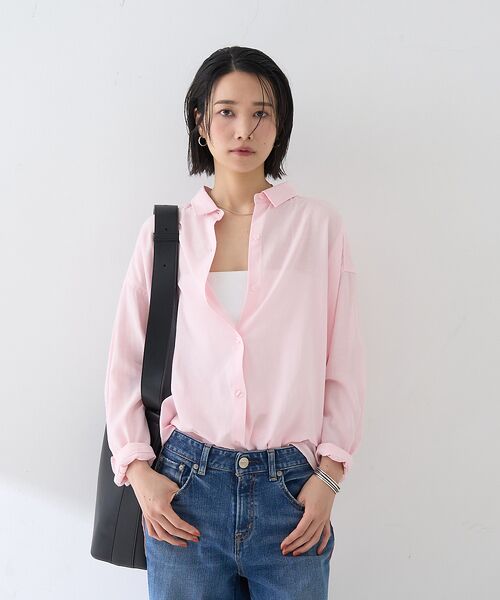 Rouge vif la cle / ルージュ・ヴィフ ラクレ シャツ・ブラウス | 【新色追加】麻混バックスリットシャツ | 詳細17