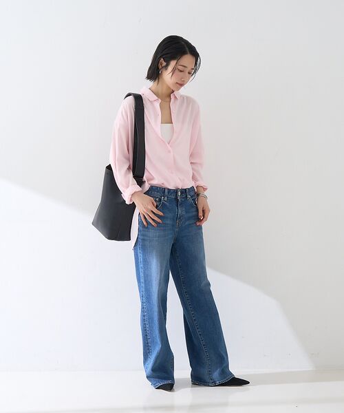 Rouge vif la cle / ルージュ・ヴィフ ラクレ シャツ・ブラウス | 【新色追加】麻混バックスリットシャツ | 詳細19