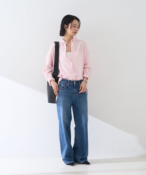 Rouge vif la cle / ルージュ・ヴィフ ラクレ シャツ・ブラウス | 【新色追加】麻混バックスリットシャツ | 詳細20