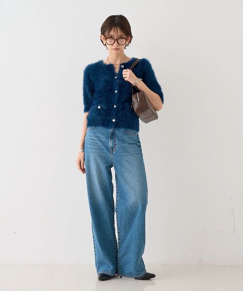 Rouge vif la cle / ルージュ・ヴィフ ラクレ ニット・セーター | 【一部店舗限定】ハーフスリーブシャギーニットカーディガン | 詳細21