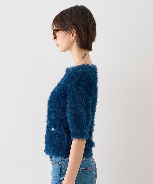 Rouge vif la cle / ルージュ・ヴィフ ラクレ ニット・セーター | 【一部店舗限定】ハーフスリーブシャギーニットカーディガン | 詳細25