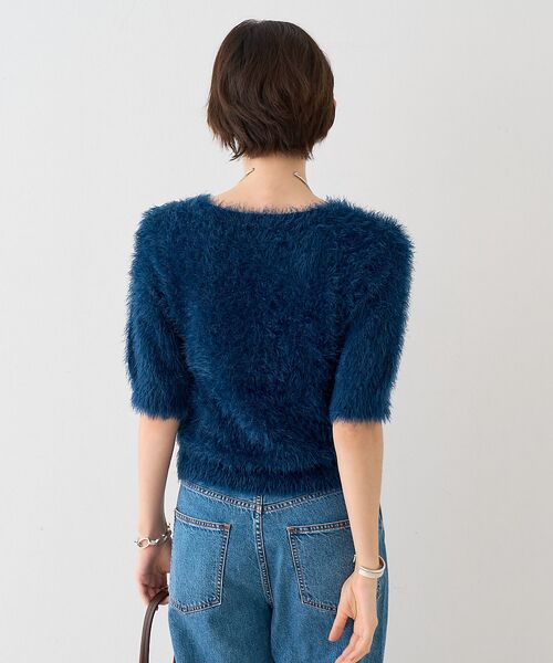 Rouge vif la cle / ルージュ・ヴィフ ラクレ ニット・セーター | 【一部店舗限定】ハーフスリーブシャギーニットカーディガン | 詳細17