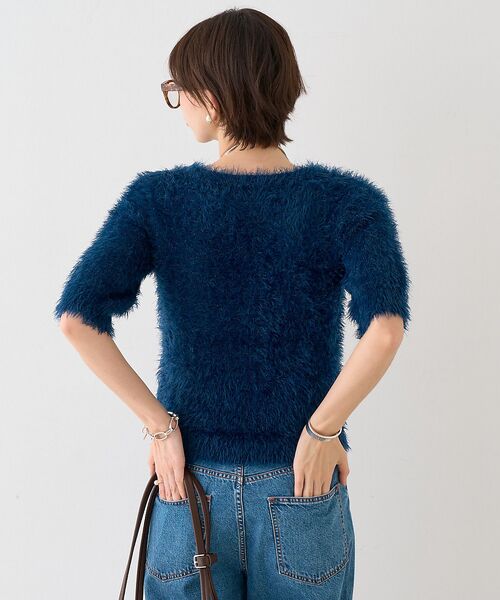 Rouge vif la cle / ルージュ・ヴィフ ラクレ ニット・セーター | 【一部店舗限定】ハーフスリーブシャギーニットカーディガン | 詳細18