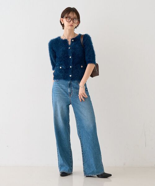 Rouge vif la cle / ルージュ・ヴィフ ラクレ ニット・セーター | 【一部店舗限定】ハーフスリーブシャギーニットカーディガン | 詳細19