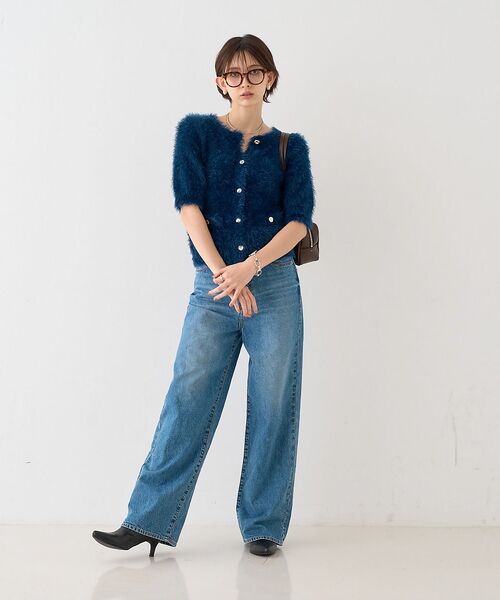 Rouge vif la cle / ルージュ・ヴィフ ラクレ ニット・セーター | 【一部店舗限定】ハーフスリーブシャギーニットカーディガン | 詳細20