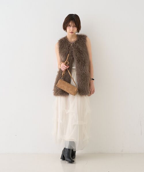 Rouge vif la cle / ルージュ・ヴィフ ラクレ ロング・マキシ丈スカート | 【一部店舗限定】チュールフォルムスカート | 詳細10