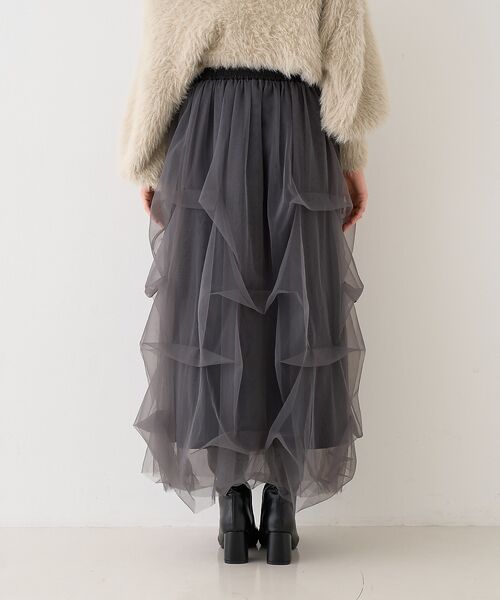 Rouge vif la cle / ルージュ・ヴィフ ラクレ ロング・マキシ丈スカート | 【一部店舗限定】チュールフォルムスカート | 詳細25