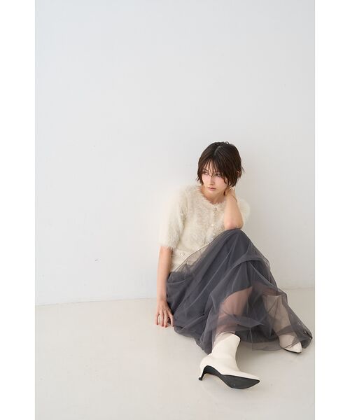 Rouge vif la cle / ルージュ・ヴィフ ラクレ ロング・マキシ丈スカート | 【一部店舗限定】チュールフォルムスカート | 詳細22