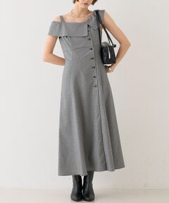 Rouge vif la cle / ルージュ・ヴィフ ラクレ ワンピース | 【一部店舗限定】アシメショルダーワンピース