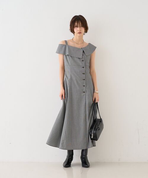 Rouge vif la cle / ルージュ・ヴィフ ラクレ ワンピース | 【一部店舗限定】アシメショルダーワンピース | 詳細1