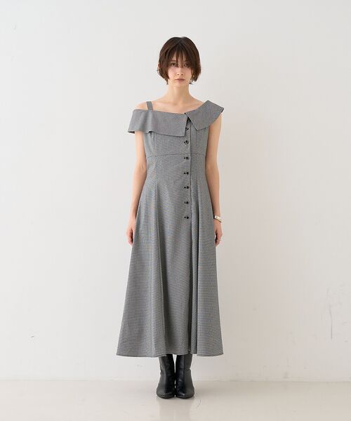 Rouge vif la cle / ルージュ・ヴィフ ラクレ ワンピース | 【一部店舗限定】アシメショルダーワンピース | 詳細11