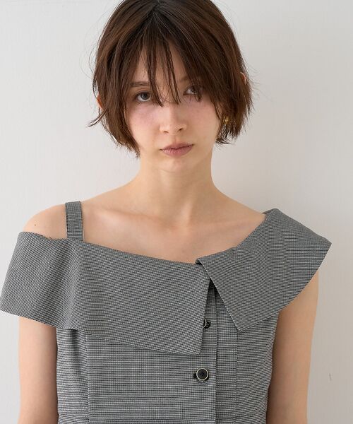 Rouge vif la cle / ルージュ・ヴィフ ラクレ ワンピース | 【一部店舗限定】アシメショルダーワンピース | 詳細15