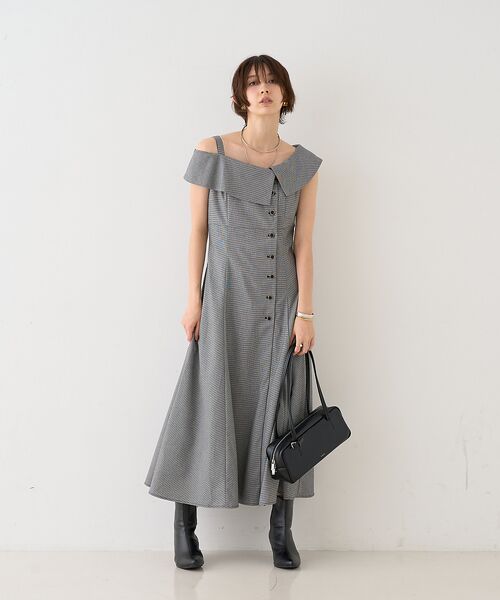 Rouge vif la cle / ルージュ・ヴィフ ラクレ ワンピース | 【一部店舗限定】アシメショルダーワンピース | 詳細2