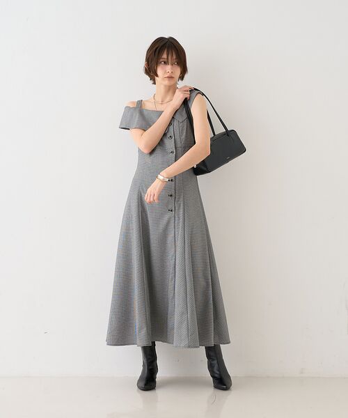 Rouge vif la cle / ルージュ・ヴィフ ラクレ ワンピース | 【一部店舗限定】アシメショルダーワンピース | 詳細3