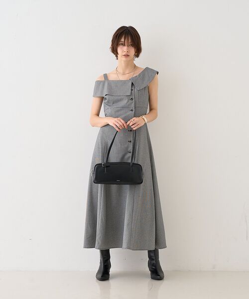 Rouge vif la cle / ルージュ・ヴィフ ラクレ ワンピース | 【一部店舗限定】アシメショルダーワンピース | 詳細4